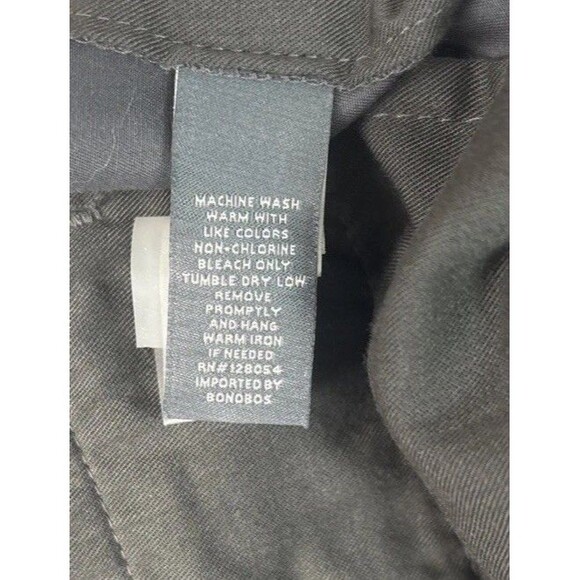 Bonobos 34x34 Weekday Warriors Friday Dark Grey Chino Pants Straight Leg NWT - Picture 10 of 11